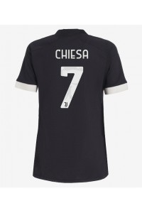 Fotbalové Dres Juventus Federico Chiesa #7 Dámské Třetí Oblečení 2023-24 Krátký Rukáv